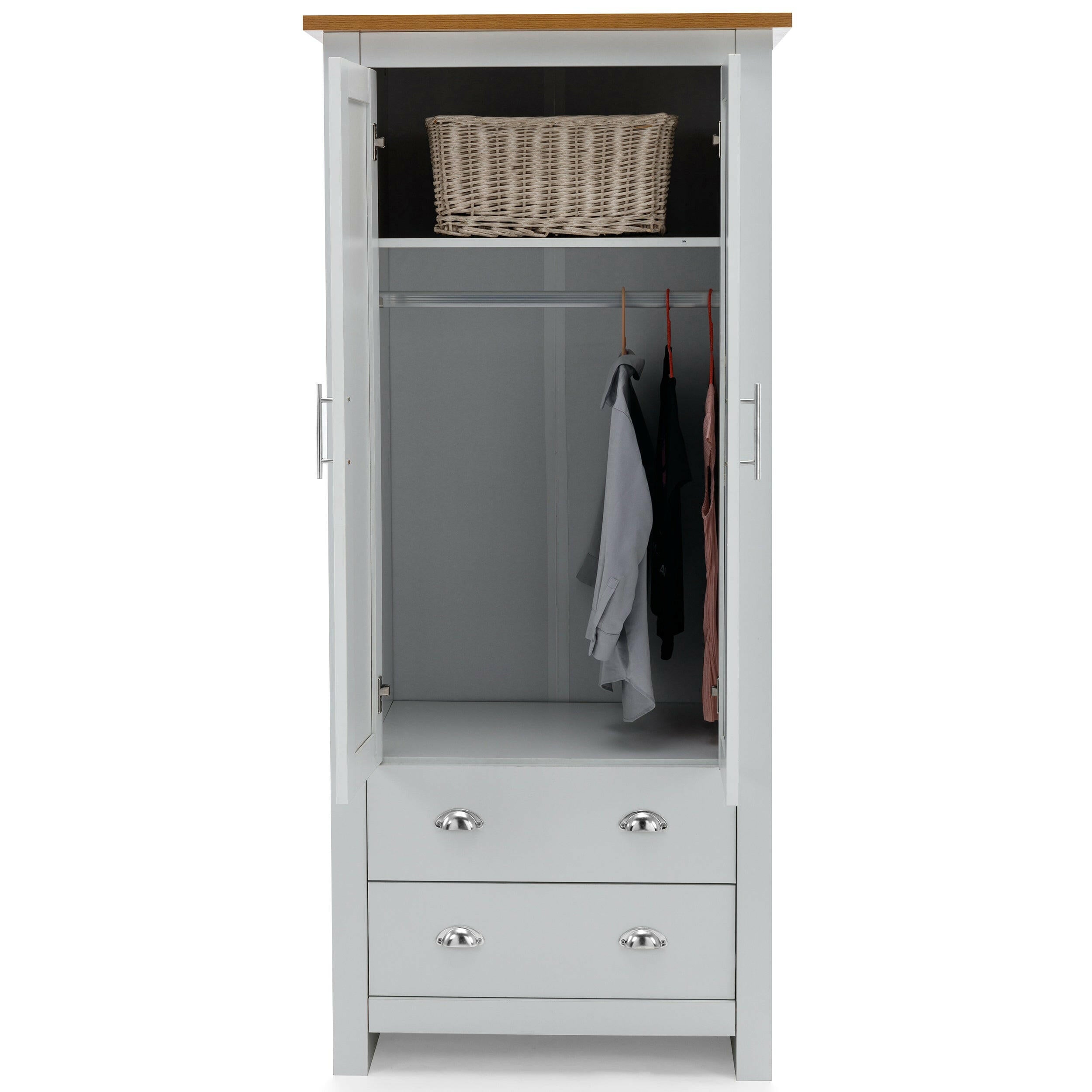 2 door wardrobe