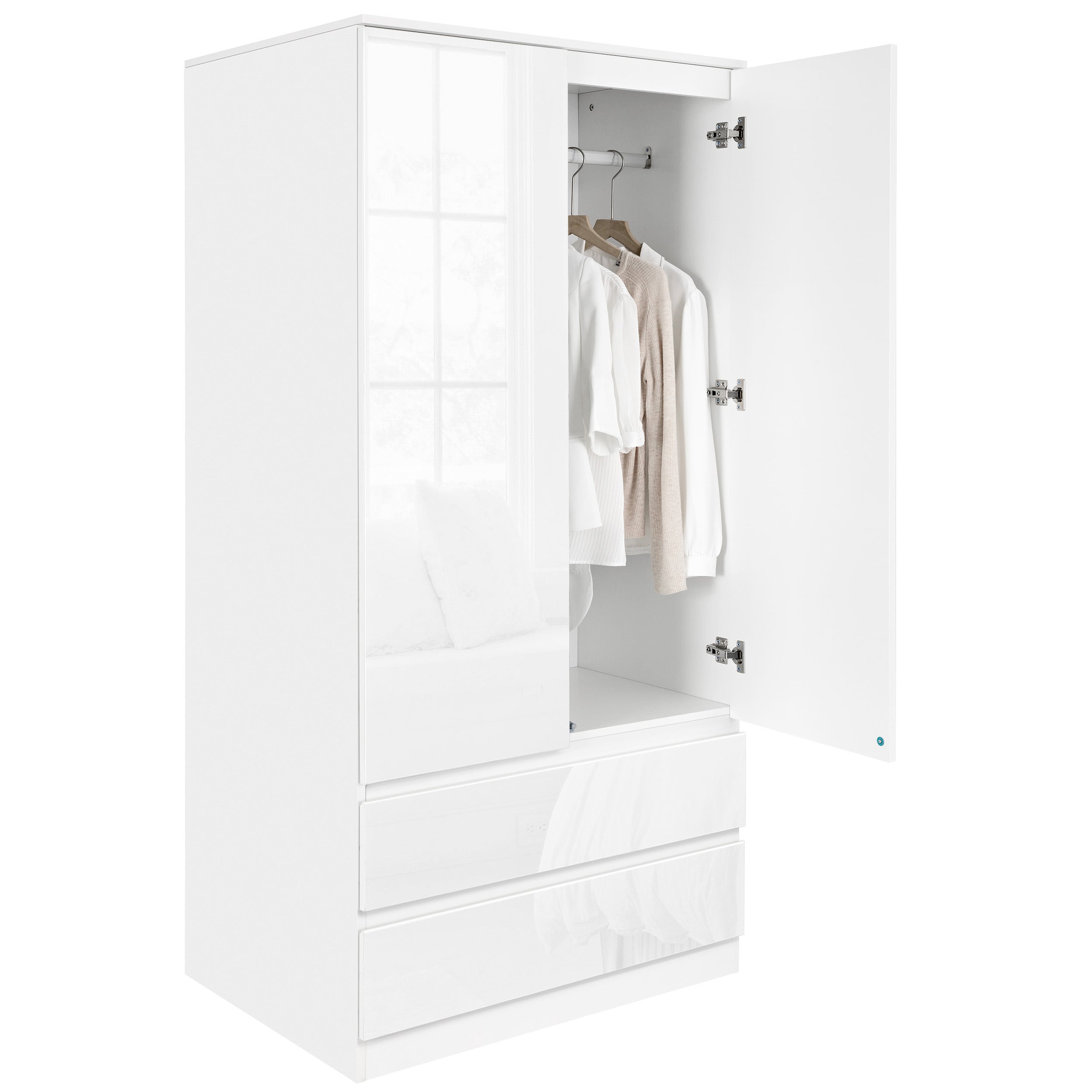 wardrobe with drawers