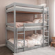 3 single triple bunk beds, offering space-saving and comfortable sleeping arrangements.