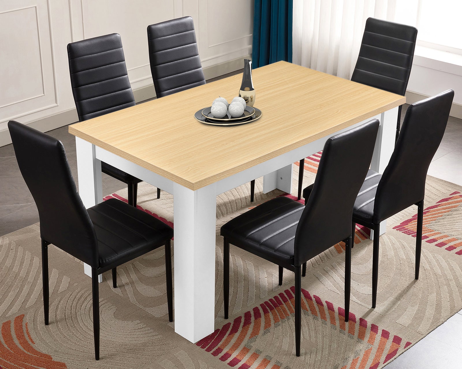 Blisswood  EleganceCraft Dining Table with 6 Chairs