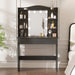 Dressing Table With Mirror & Led Lights - Makeup Vanity Desk