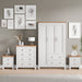 Shaker 3 Wardrobe with 4 Drawer Chest - Bedroom Furniture Set