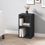 Bookcase Cube Storage Unit - Tall Narrow Bookshelf