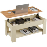 Lift top Coffee Table with Storage | Lift up Center Table 100cm Wide