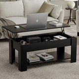 Lift top Coffee Table with Storage | Lift up Center Table 100cm Wide