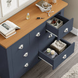 7 Drawer Wide Chest of Drawers - Large Bedroom Dresser