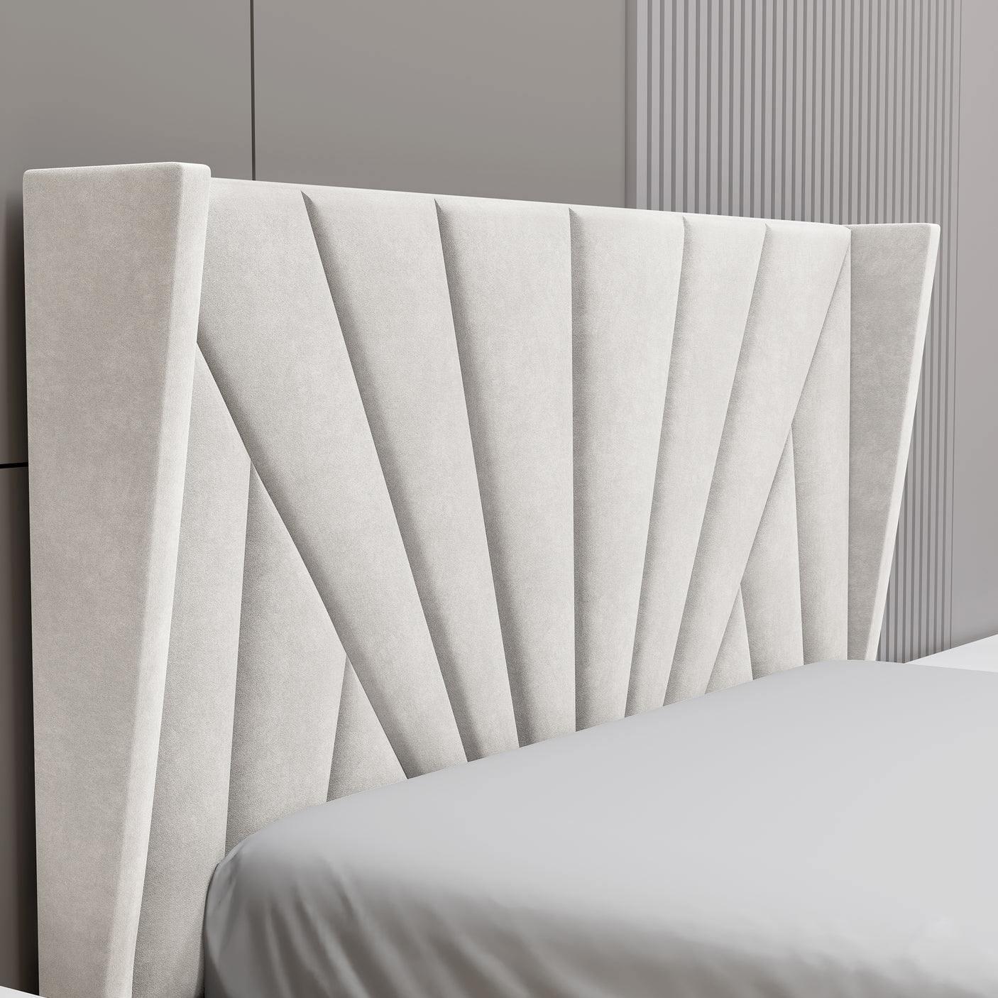 Velvet Ottoman Storage Bed - Sunrise Ottoman Bed Frame