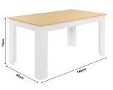 4-6 extendable dining table, versatile design for flexible seating and modern spaces.