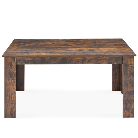 4-chair dining table rustic color UK stylish and durable set perfect for cozy dining spaces.