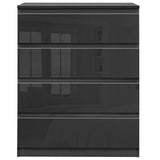 4 drawer small chest of drawers, offering compact storage with a sleek, modern design.