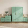 Flutrina Painted 4 Piece Bedroom Furniture Set