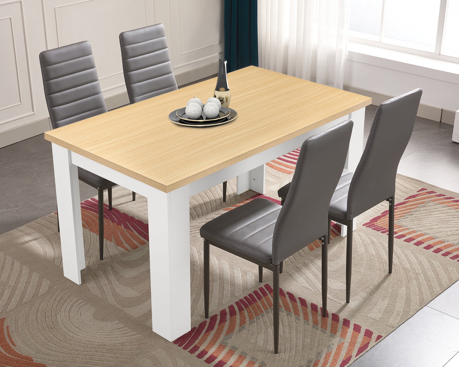 Blisswood Dining Table with 4 chairs Set