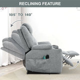 Riser Recliner Chair With Cup Holder, Heat and Massage