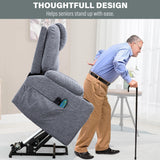 Riser Recliner Chair With Cup Holder, Heat and Massage