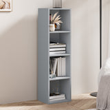 4 Tier Bookcase Cube Storage Unit Book Shelf - Narrow Shelving Unit