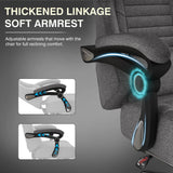Xstriker Ergonomic Gaming Chair with Footrest & Thick Cushion Backrest
