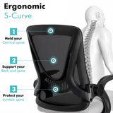 Small Desk Chair | Comfortable & Swivel Mesh Office Chair