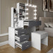 Dressing Table with Mirror and Lights, Drawers - Vanity Makeup Table