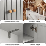 [Grey] Construction detail collage with ventilated door knob fence rail anti-tip device and door hinge