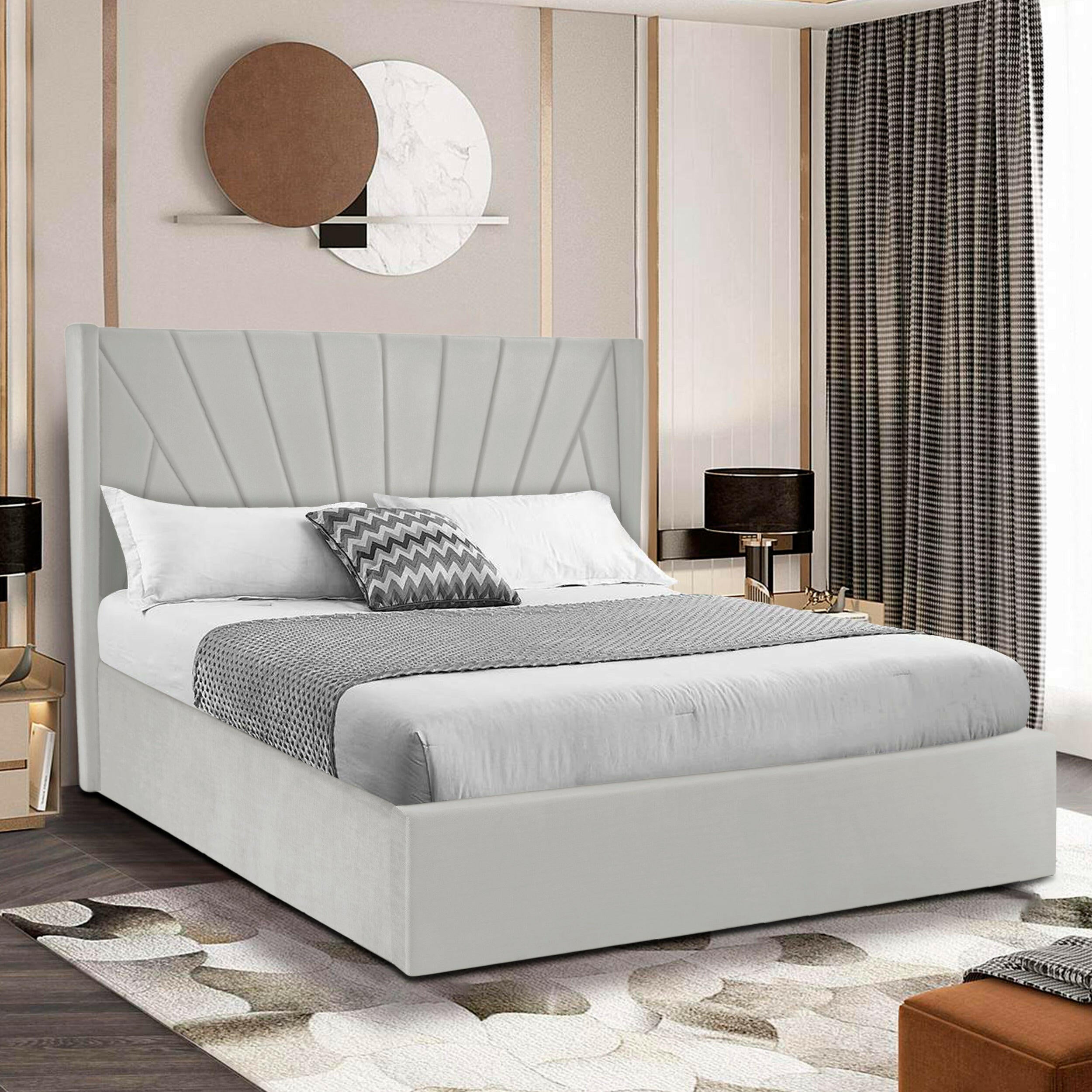 king size ottoman bed