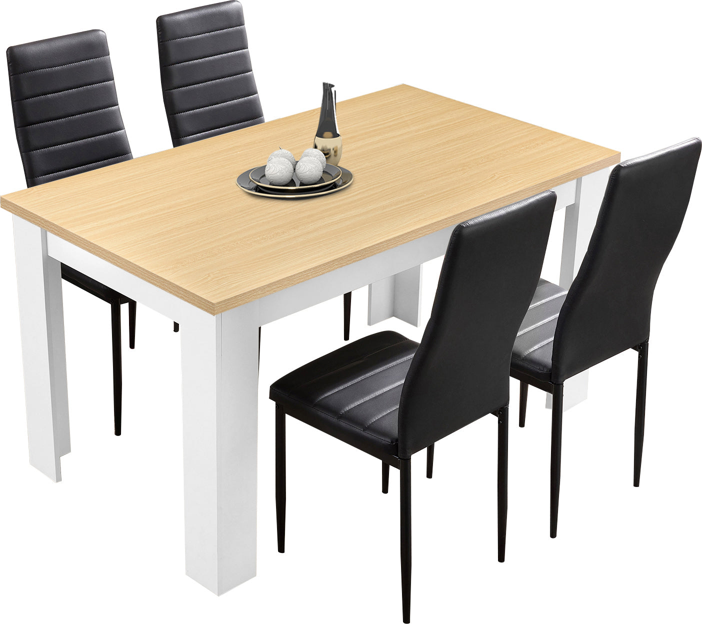 Blisswood Dining Table with 4 chairs Set