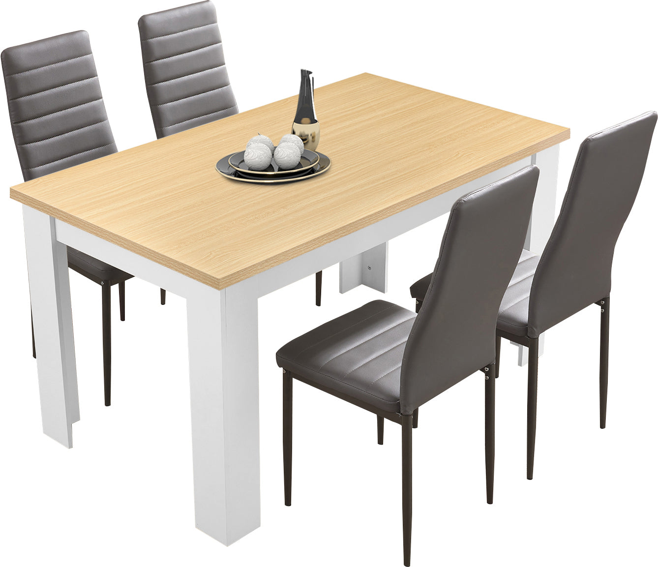 Blisswood Dining Table with 4 chairs Set