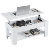 Lift top Coffee Table with Storage | Lift up Center Table 100cm Wide