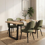 Aldridge 4 and 6 Seater Dining Table and Chairs Set