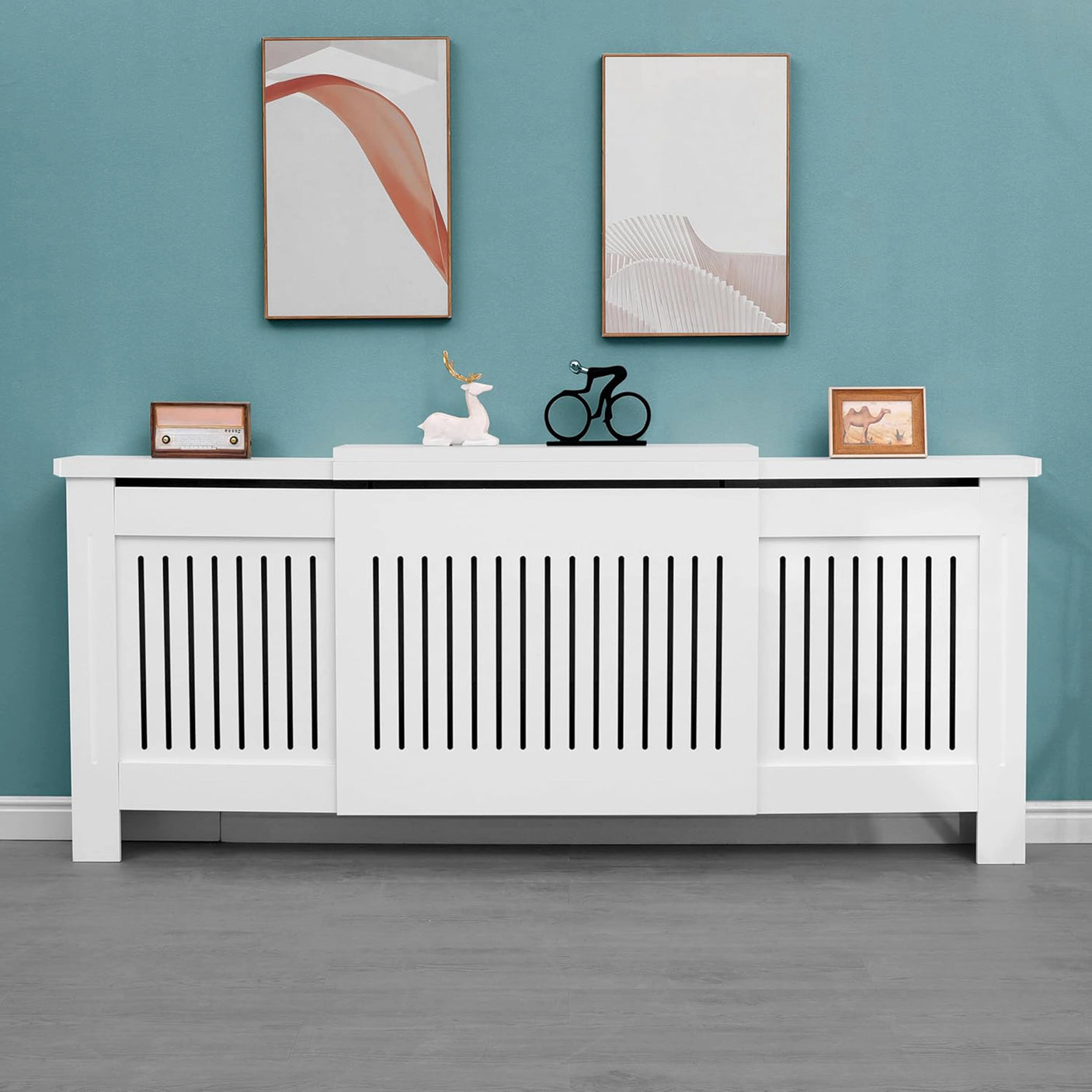 Adjustable Radiator Cover, Extendable 140-204 cm