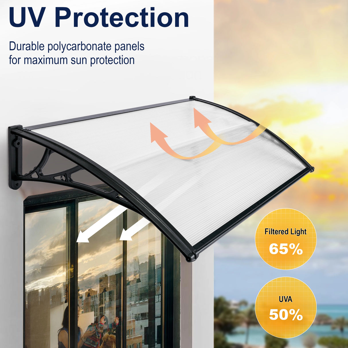 Waterproof Front Door Canopy