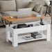 Lift top Coffee Table with Storage | Lift up Center Table 100cm Wide