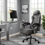 Xstriker Ergonomic Gaming Chair with Footrest & Thick Cushion Backrest