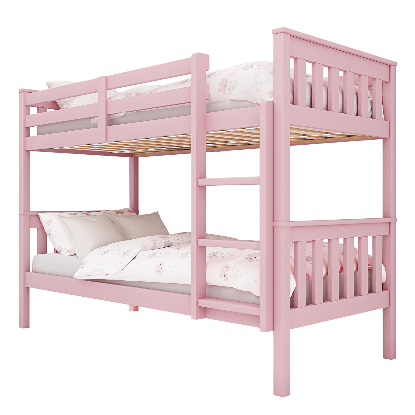 Double Bunk Bed Frame - Detachable Bunk Bed for Kids