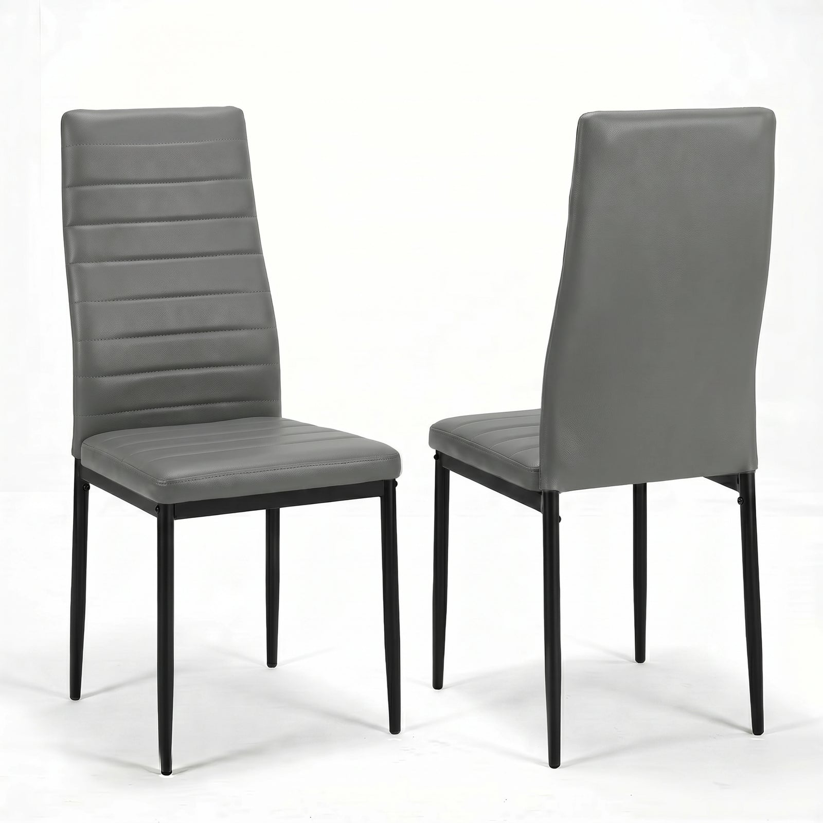 PU Leather Modern Dining Chairs Set of 4, 6 and 8