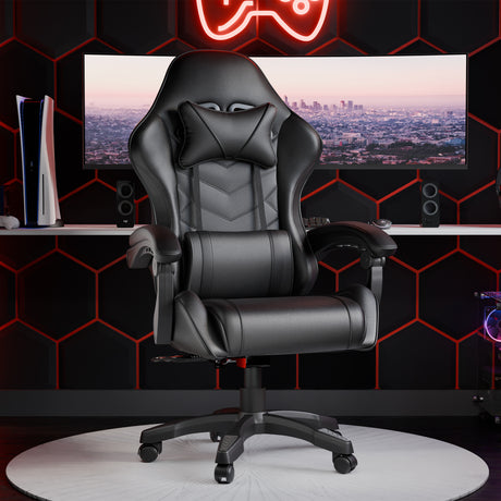 Best gaming chair with ergonomic design, adjustable armrests, and lumbar support.