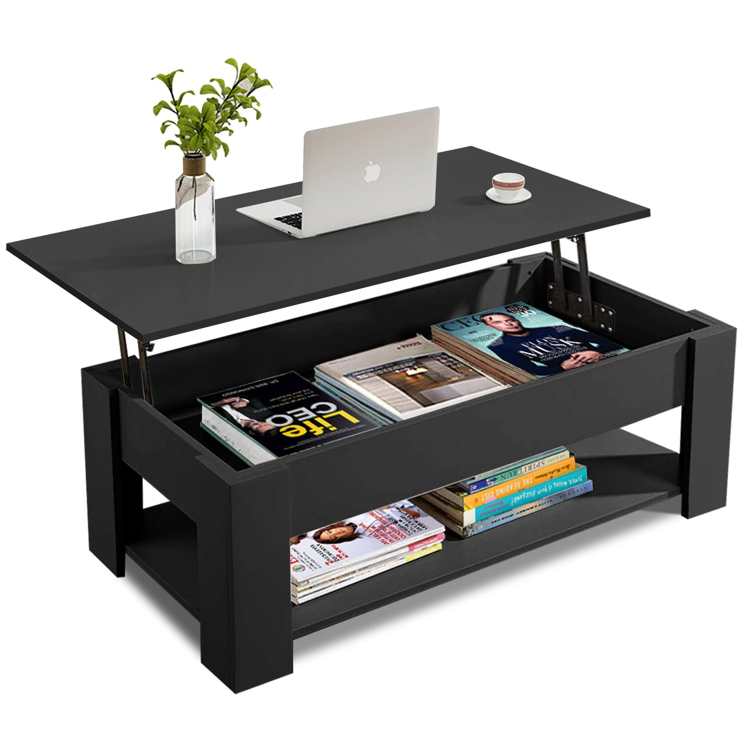 Black coffee tables for sale with storage, perfect for modern living room decor and convenience