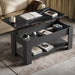 Lift top Coffee Table with Storage | Lift up Center Table 100cm Wide