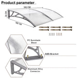 Waterproof Front Door Canopy