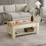 Lift top Coffee Table with Storage | Lift up Center Table 100cm Wide