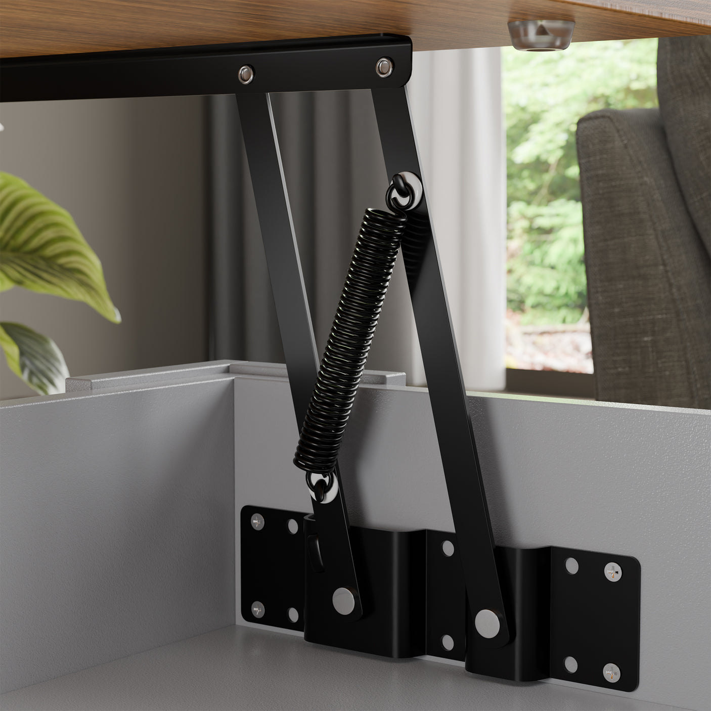 Blisswood Lift Up Modern Coffee Table with Storage