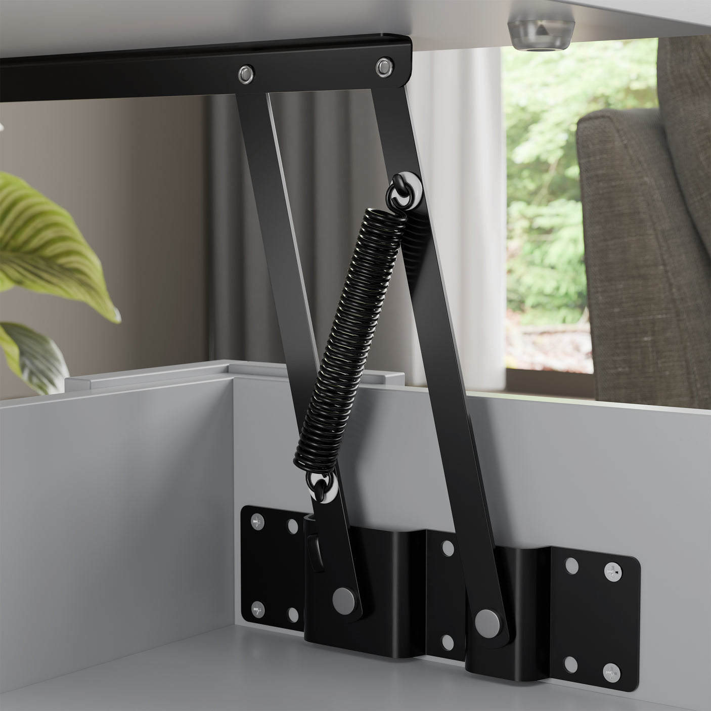 Blisswood Lift Up Modern Coffee Table with Storage