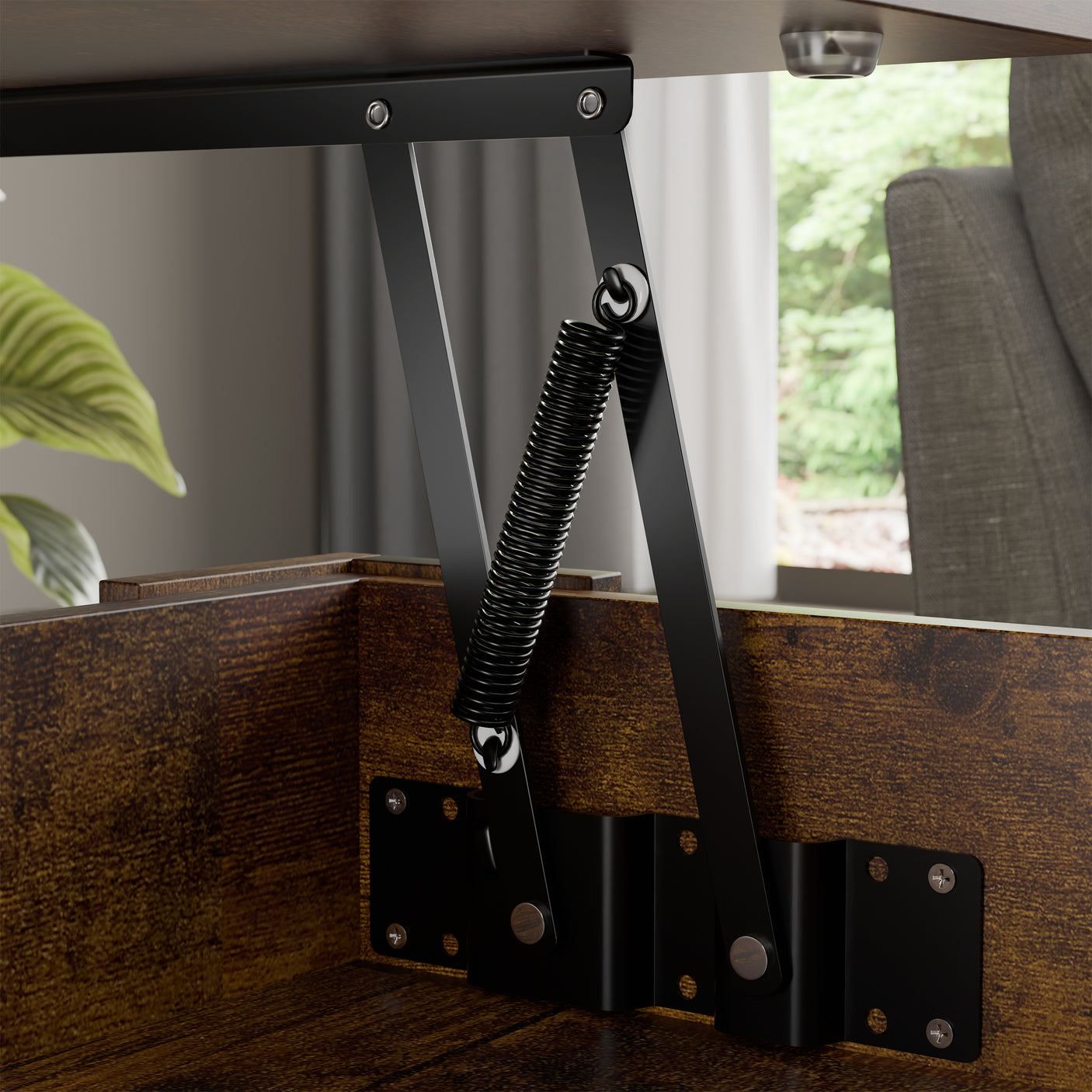 Blisswood Lift Up Modern Coffee Table with Storage