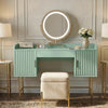 Flutrina Dressing Table with LED Mirror Makeup Vanity Desk