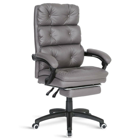 Computer office chair with thick foam padding, ensuring comfort and even weight distribution.