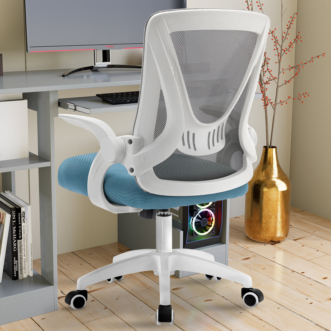 Small Desk Chair | Comfortable & Swivel Mesh Office Chair
