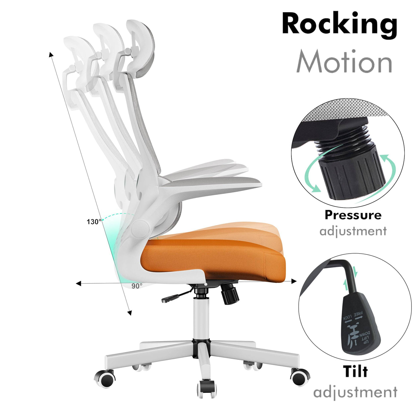 Blisswood Office Chair With Headrest