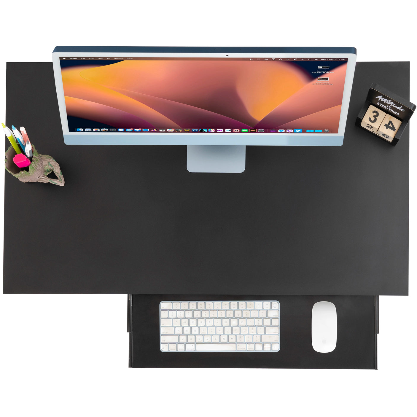 Blisswood Computer Desk With Keyboard Tray