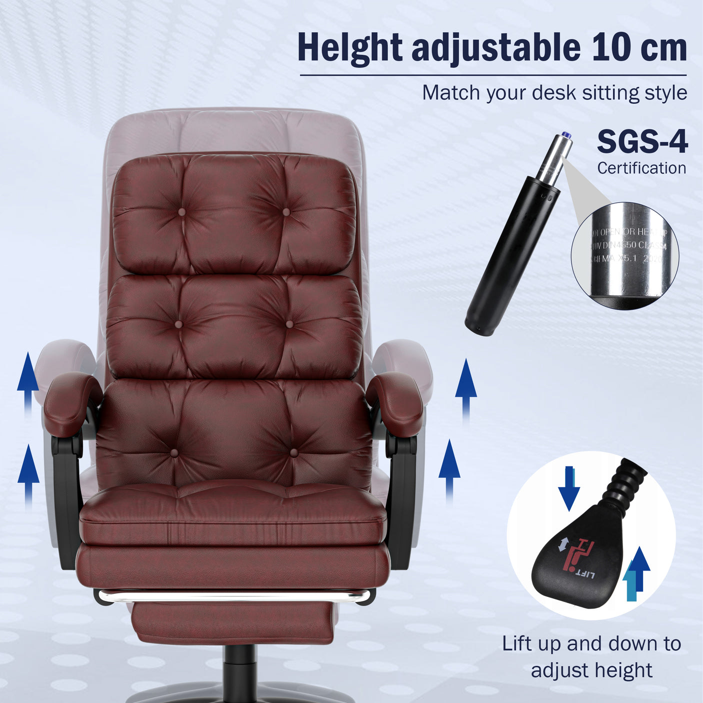 Stylish Executive Office Chair | Ergonomic Reclining Chair
