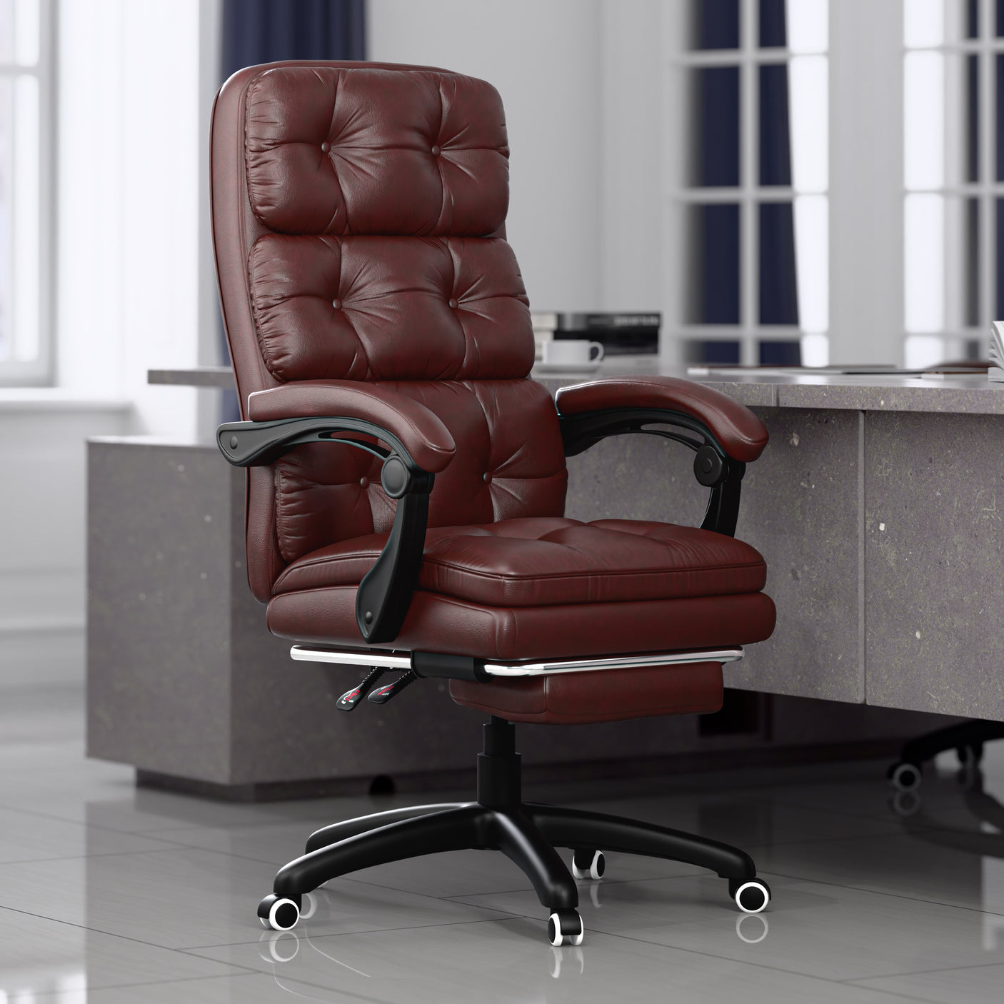Stylish Executive Office Chair | Ergonomic Reclining Chair