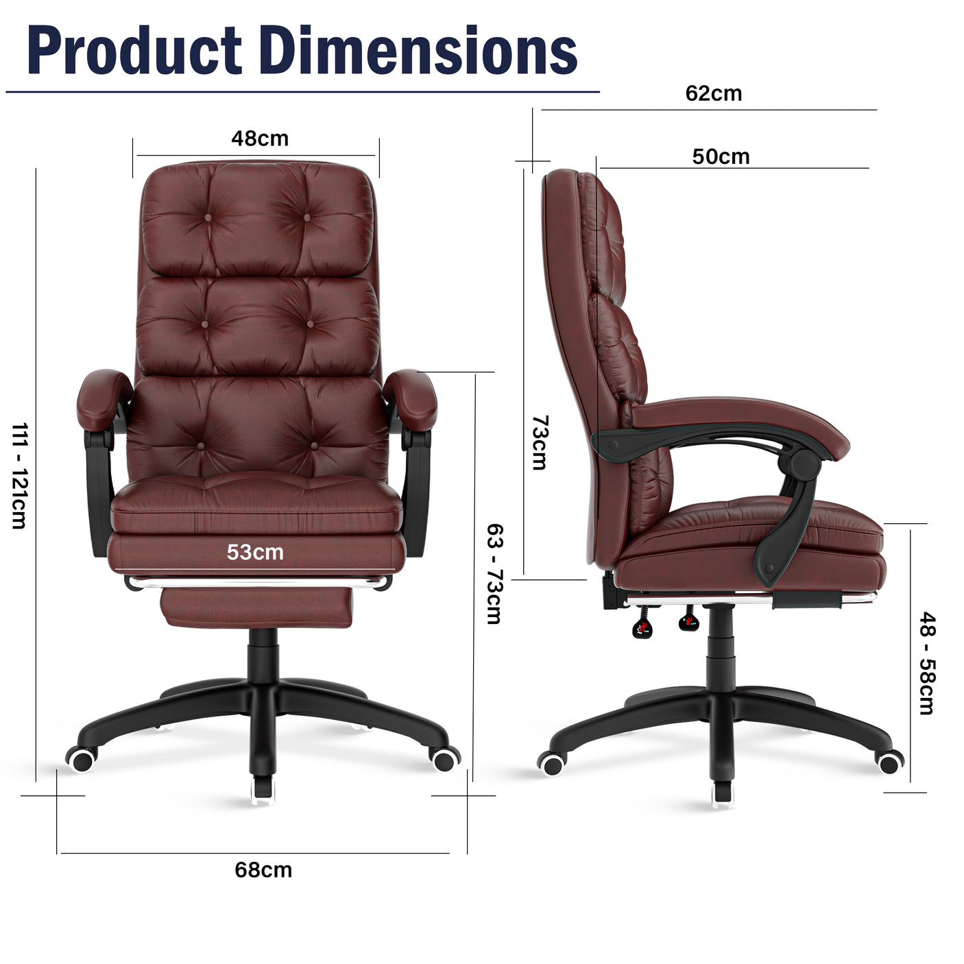 Stylish Executive Office Chair | Ergonomic Reclining Chair